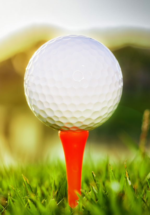 golf tee vertical